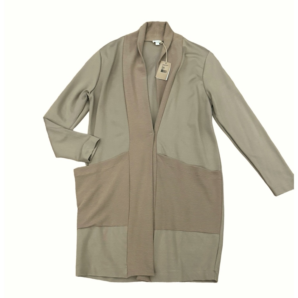 NWT Hanro Pure Comfort Long Cardigan in Tan  Size L - Picture 6 of 16